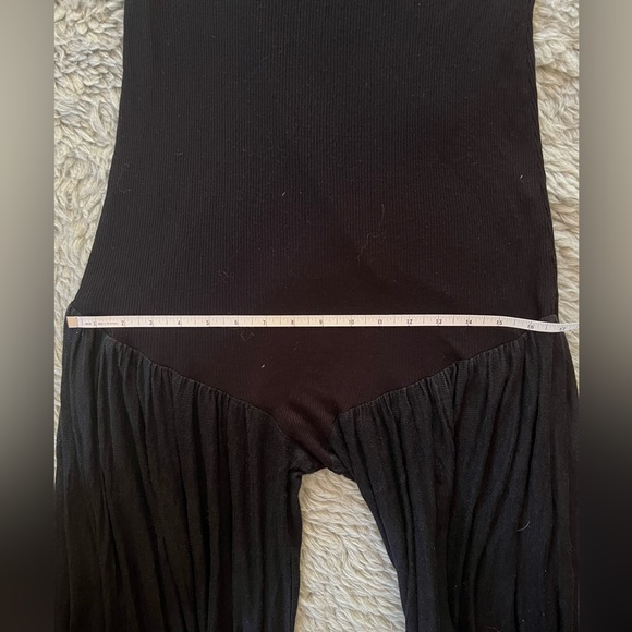 Ioanna Kourbela Black Strapless Wide Leg One Piece Jumpsuit Size Small - Picture 14 of 15